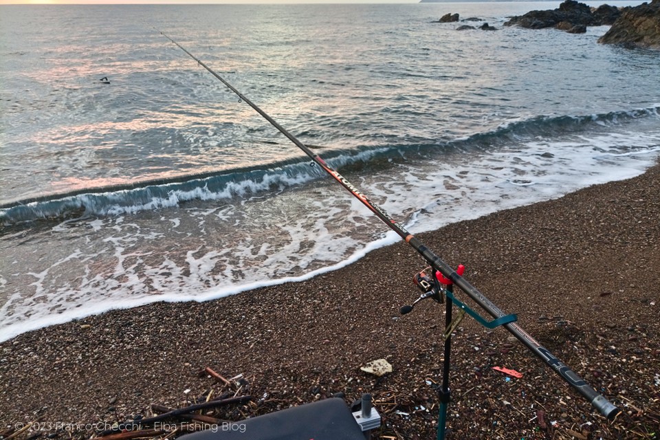 Pesca a bolognese dalla spiaggia